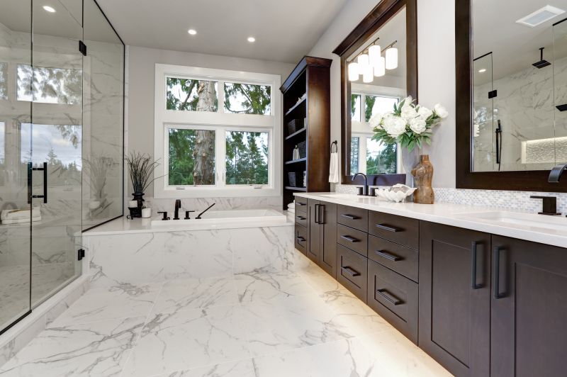 Spacious Master Bathroom Layout
